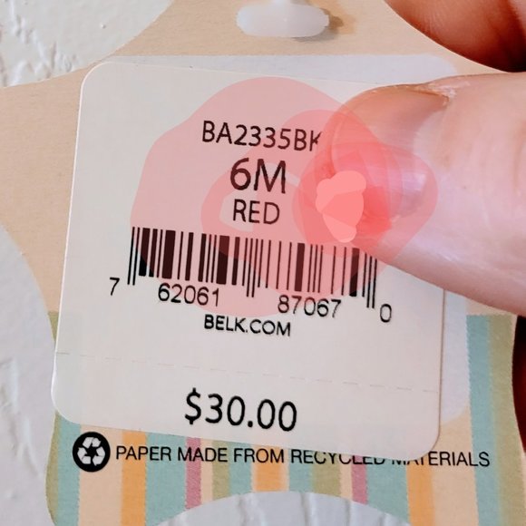 NWT Candy Canes "Sweet" Christmas/Holiday Two Piece w/Matching Socks-Sz 6 mos! - Picture 13 of 15